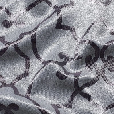 Kate Aurora 2 Pack Reversible Geometric Room Darkening Grommet Curtains 4 Kate Aurora 2 Pack Reversible Geometric Room Darkening Grommet Curtains - Image 4