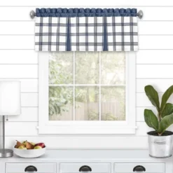 Kate Aurora Windowpane Plaid Country Farmhouse Rod Pocket Window Valance 12 Kate Aurora Windowpane Plaid Country Farmhouse Rod Pocket Window Valance -Kate Aurora GUEST 85a977e4 ea41 4cce b7d9 e8d61485c7f8