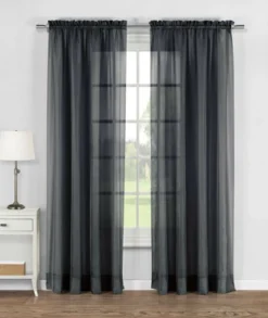 Kate Aurora Elegant Sheer Voile Rod Pocket Curtain Panel Pair 7 Kate Aurora Elegant Sheer Voile Rod Pocket Curtain Panel Pair -Kate Aurora GUEST 871b1f61 30c3 45b1 b0df bb0d7c114ef4