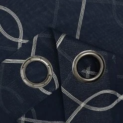 Kate Aurora 2 Piece Anael Embroidered Lattice Matte Sheer Grommet Top Curtain Panels - 84 In. Long -Kate Aurora GUEST 87da8f9a 011e 4b51 b3cf b052bbde9f24