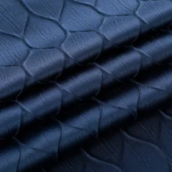 Kate Aurora 2 Piece Modern Lattice Semi Sheer Window Curtain Panels