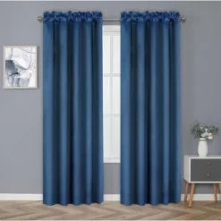 Kate Aurora Basic Drape Light Filtering Woven Jacquard Thermal Single Rod Pocket Window Curtain Panel -Kate Aurora GUEST 887a9f45 75fe 418f ad3d 9a4a2857f353