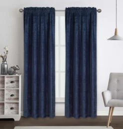Kate Aurora 2 Piece Heavy Weight Light Filtering Rod Pocket Luxurious Royal Chenille Curtain Panels -Kate Aurora GUEST 88e9afad bdf7 4ae9 a282 8a061e8628a1