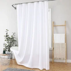 Kate Aurora Serena Elegant Jacquard Woven Fabric Shower Curtain - Standard Size -Kate Aurora GUEST 89a7fc94 c953 4088 a412 59c6cff15c09
