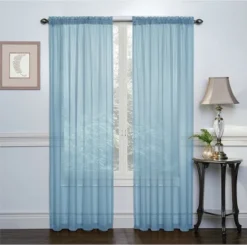Kate Aurora Living Premium 2 Pack Sheer Voile Window Curtain Panels -Kate Aurora GUEST 9379c55b a0a8 430f 922d c9df6377dd46