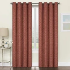 Kate Aurora Regency Collection Raised Jacquard Damask Grommet Top Curtains -Kate Aurora GUEST 9c69e5e7 4ac7 4a28 9911 1e658a1da8e3
