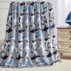 Kate Aurora Juvi Blue & Gray Baby Shark Ultra Plush Fleece Accent Throw Blanket - 50 In. W X 60 In. L