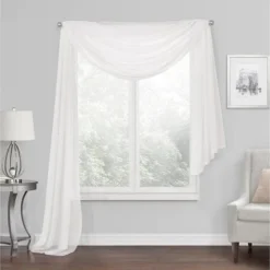Kate Aurora Elegant Sheer Voile Window Scarf Valance -Kate Aurora GUEST 9e24f740 01bd 46b1 85fb 4a0b0cc74cfb
