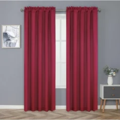 Kate Aurora Basic Drape Light Filtering Woven Jacquard Thermal Single Rod Pocket Window Curtain Panel -Kate Aurora GUEST 9e648a8e 2e9f 4e26 aa06 7e73912c6794