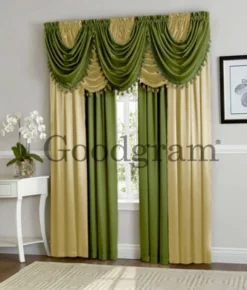 Kate Aurora Lux Living Complete 9 Piece Semi Sheer Rod Pocket Window Curtain & Valance Set -Kate Aurora GUEST 9eed248c d899 4e07 98d7 a2c3e8427dd2