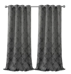 Kate Aurora 2 Pack Delaney Room Darkening Damask Print Grommet Curtain -Kate Aurora GUEST 9fbd8ca0 226d 4553 95be 884beaef7867