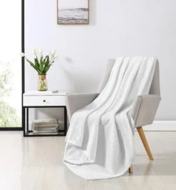 Kate Aurora Ultra Soft & Plush Herringbone Fleece Throw Blanket Covers -Kate Aurora GUEST a1019e79 fb26 4ba4 9c66 928266e99bc3