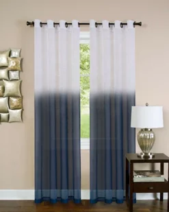 Kate Aurora Tropical Living Semi Matte Sheer Ombre Chic Grommet Top Window Curtains -Kate Aurora GUEST adbaef54 a5ee 4008 8764 2eb702049fa7