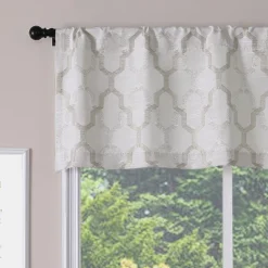 Kate Aurora Living Shabby Trellis Clover Rod Pocket Window Curtain Valances -Kate Aurora GUEST af0cbd12 1a5f 4ea4 8ba8 c44264bf64ec