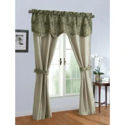 Kate Aurora Complete 5 Pc. Sheer Window In A Bag Curtain & Valance Set -Kate Aurora GUEST b51781c8 4a67 4c20 855b 0279257bd0bb