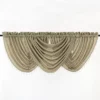 Kate Aurora Living Textured Crepe Sheer Single Window Curtain Treatments And Valances
