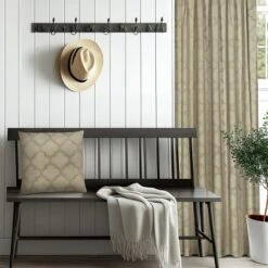 Kate Aurora Maison Textured Quatrefoil Clover 18" X 18" Filled Accent Throw Pillow