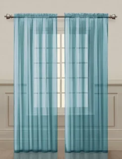 Kate Aurora Living Premium 2 Pack Sheer Voile Window Curtain Panels -Kate Aurora GUEST bd4c9e27 5265 4d7b a0d0 d0158ca43a1e