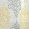 2 Pack Kate Aurora Sparkle Sheer Damask Design Grommet Top Curtains