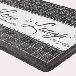 Kate Aurora Montauk Accents Anti Fatigue Memory Foam 18" X 30" Live~Love~Laugh Kitchen Floor Mats With Beveled Edges -Kate Aurora GUEST c7f2ccc8 01b7 48c5 b88a cd079507b2c2