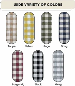 Kate Aurora 2 Piece Country Farmhouse Buffalo Plaid Rod Pocket Cafe Tier Curtain Panels With Macrame Border 5 Kate Aurora 2 Piece Country Farmhouse Buffalo Plaid Rod Pocket Cafe Tier Curtain Panels With Macrame Border -Kate Aurora GUEST cc156f7c bf26 4ef6 974f 10476b9041e9