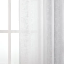 Kate Aurora 2 Pack Lux Thread Premium Woven Grommet Top Sheer Curtain Panels -Kate Aurora GUEST ce1d4cbd 590e 4e33 8275 ae61a338c00e