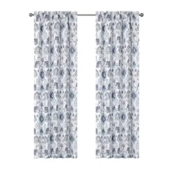 Kate Aurora Contemporary Influencer 2 Piece Water Color Damask Medallion Rod Pocket Window Curtain Panels -Kate Aurora GUEST d0b5aa18 69c9 4a67 84f7 10f7a2c51d25