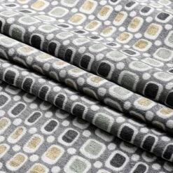 Kate Aurora 2 Piece Multi Color Modern Contempo Abstract Chenille Light Filtering Grommet Top Curtains -Kate Aurora GUEST d3daaf6d 35fc 4065 bca8 ed54157795bf