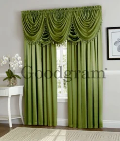 Kate Aurora Lux Living Complete 9 Piece Semi Sheer Rod Pocket Window Curtain & Valance Set -Kate Aurora GUEST d63b1e91 5f61 432d b8af 7b0f47641c1d