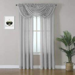 Kate Aurora Living 5 Piece Rod Pocket Sheer Window Curtains & Valances Set -Kate Aurora GUEST d76ccbdb abab 4ee9 b51e f9bf29b0cecd