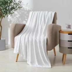 Kate Aurora Ultra Plush Contemporary Geometric Hypoellergenic Accent Throw Blanket - 50 In. W X 60 In. L -Kate Aurora GUEST d7eb4a49 44e3 472e bd21 6d0c04a4d656