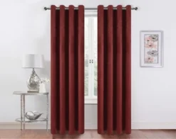 Kate Aurora 2 Pack Hotel Embossed Textured Light Filtering Grommet Top Window Curtain Panels -Kate Aurora GUEST d8cc1e8b 96fa 49d1 a97b 513d984842ea