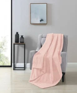 Kate Aurora Ultra Soft & Plush Herringbone Fleece Throw Blanket Covers -Kate Aurora GUEST d97c64f7 eb66 4019 8ddf 19b0e5f3ddcb