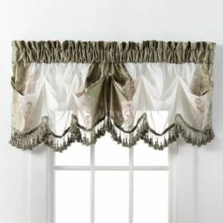Kate Aurora Danbury Custom Austrian Embroidered Rod Pocket Window Valance Treatment -Kate Aurora GUEST dc8ef74b e6bd 4030 8cd2 fb7fba1ee953