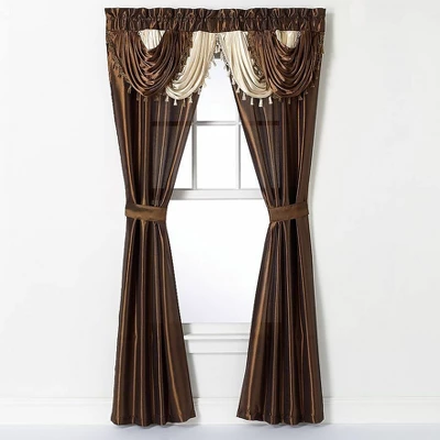 Kate Aurora Satin Semi Sheer Complete 5 Piece Window In A Bag Attached Curtain Set 4 Kate Aurora Satin Semi Sheer Complete 5 Piece Window In A Bag Attached Curtain Set - Image 4