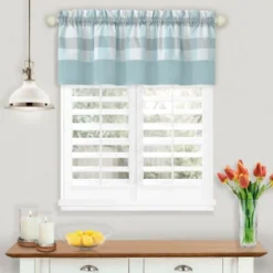 Kate Aurora Modern Farmhouse Buffalo Plaid Checkered Rod Pocket Window Valance -Kate Aurora GUEST e181583f 59f2 4050 8fdd f7212f8bb443