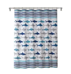 Kate Aurora Montauk Accents Complete 5 Piece Juvi Sharks Themed Fabric Shower Curtain Bathroom Set -Kate Aurora GUEST e8ceff8a ae15 44f4 97c0 07871fb5c31b