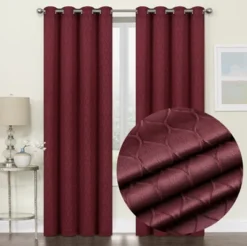 Kate Aurora 2 Piece Modern Lattice Semi Sheer Window Curtain Panels 11 Kate Aurora 2 Piece Modern Lattice Semi Sheer Window Curtain Panels -Kate Aurora GUEST ec23a4b5 9252 4c4f b336 8dcb2c15197b