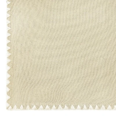 Kate Aurora Coastal Hamptons Living Textured Rod Pocket Window Valance 2 Kate Aurora Coastal Hamptons Living Textured Rod Pocket Window Valance - Image 2