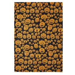 Kate Aurora Autumn Living Halloween Jack-O'-Lantern Pumpkins Orange & Black Ultra Plush Throw Blanket -Kate Aurora GUEST f25c9aa2 15e7 4cf1 a95a c2f3a6a7f1db