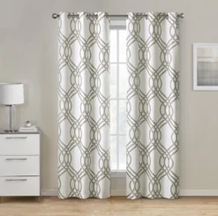 Kate Aurora Contemporary Living 2 Pack Geometric Blackout Grommet Curtains -Kate Aurora GUEST f495bf00 7a9b 41fd 8d84 5d5b9c6d8be8