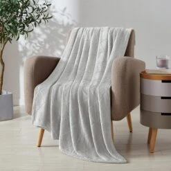 Kate Aurora Ultra Plush Contemporary Geometric Hypoellergenic Accent Throw Blanket - 50 In. W X 60 In. L -Kate Aurora GUEST f6c79bcd bcff 47c3 a196 076ed34b3430