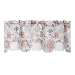 Kate Aurora Contemporary Influencer Water Color Damask Medallion Rod Pocket Window Valance -Kate Aurora GUEST f8567338 40ca 4c49 99d9 6aaf634563e9