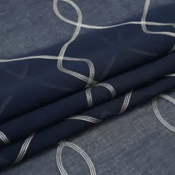 Kate Aurora 2 Piece Anael Embroidered Lattice Matte Sheer Grommet Top Curtain Panels - 84 In. Long -Kate Aurora GUEST fafd98f0 a685 4df7 b18c 3e4886b5e33a