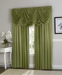 Kate Aurora Ultra Lux Faux Silk Regency Crinkle Rod Pocket Semi Sheer Single Curtain Panel 35 Kate Aurora Ultra Lux Faux Silk Regency Crinkle Rod Pocket Semi Sheer Single Curtain Panel -Kate Aurora GUEST fd345b38 6be5 4bd0 ae64 f28434387332