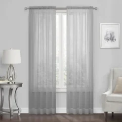 Kate Aurora Living 4-Pack High End Luxe Rod Pocket Sheer Voile Window Curtain Set -Kate Aurora GUEST fdc0eb22 c82b 4f4a 9740 a4006ee69728