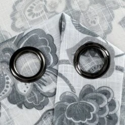 Kate Aurora Key West Summery Floral 2 Pack Grommet Top Sheer Curtain Panels -Kate Aurora GUEST fdeebb17 5082 4582 b410 2110f2c9d261